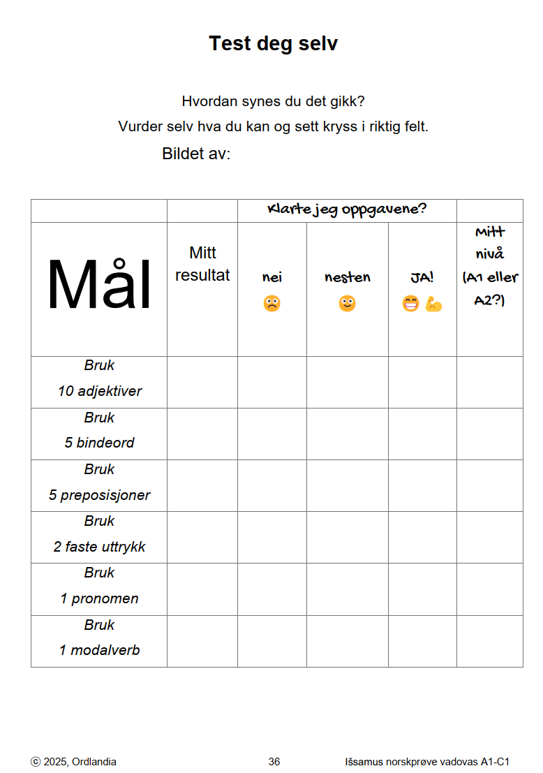 test deg selv