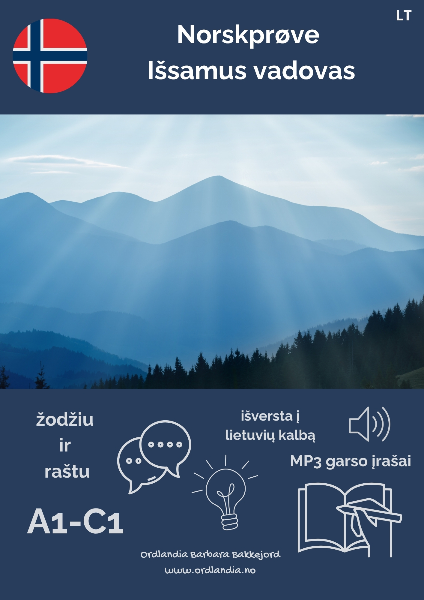 Produkt-bilde av  Norskprøve Išsamus vadovas (LT)