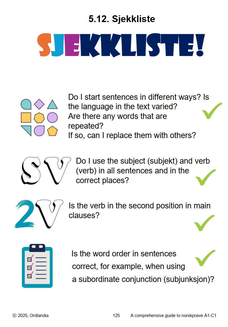 Sjekkliste