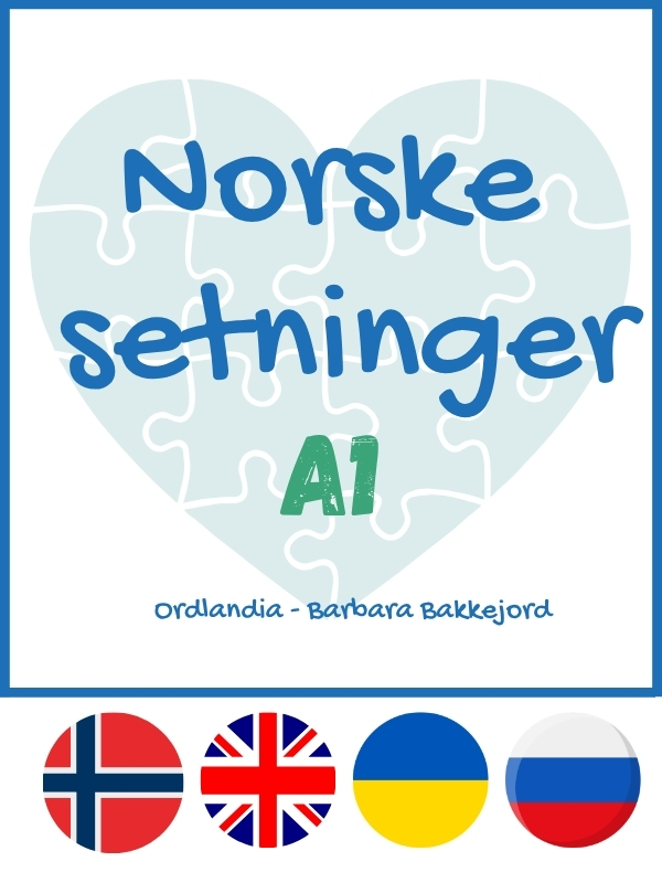 Produkt-bilde av  Norske setninger A1     (NO, ENG, UKR, RU) BOKMÅL