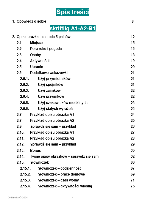 Spis treści 1